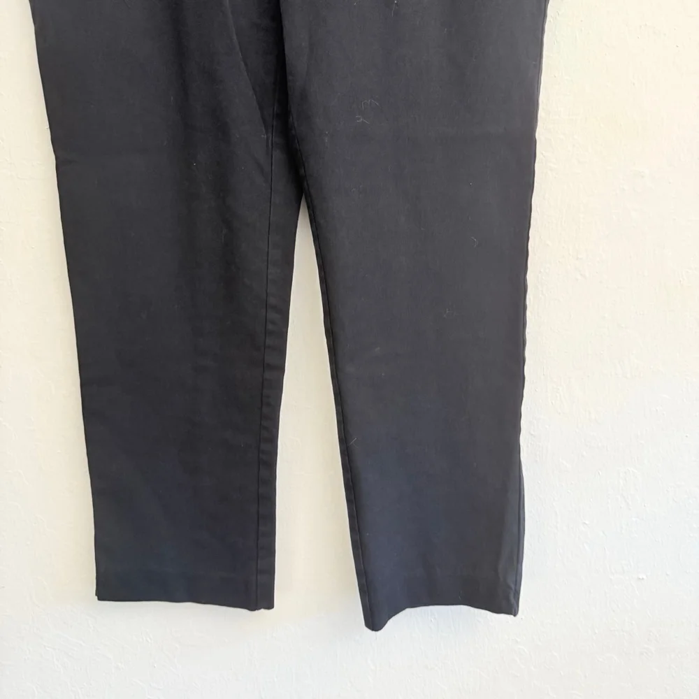 Charter Club Women's Black Ankle & Cropped Pants Size 10